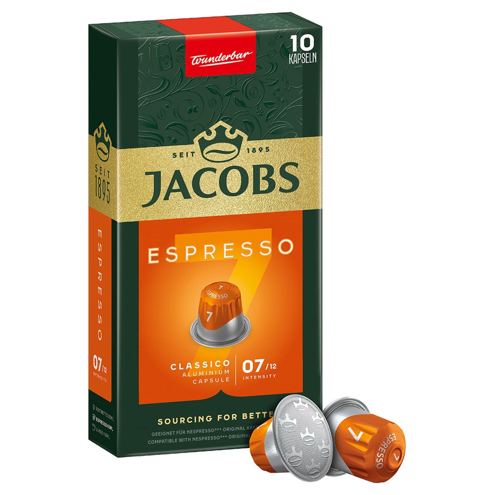 Jacobs Espresso 7 Classico Kapsül Kahve 10'lu