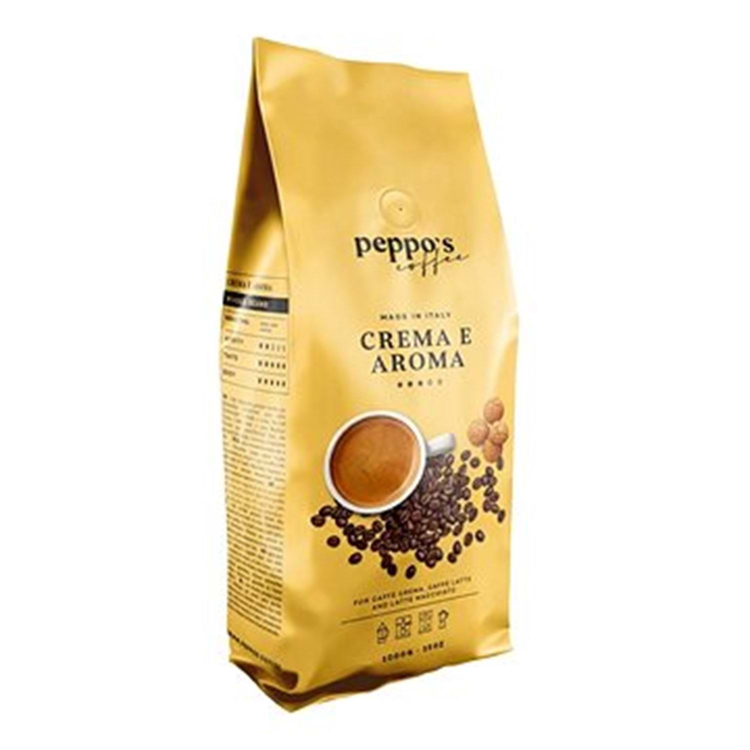 Peppo's Crema E Aroma Çekirdek Kahve 1 Kg.