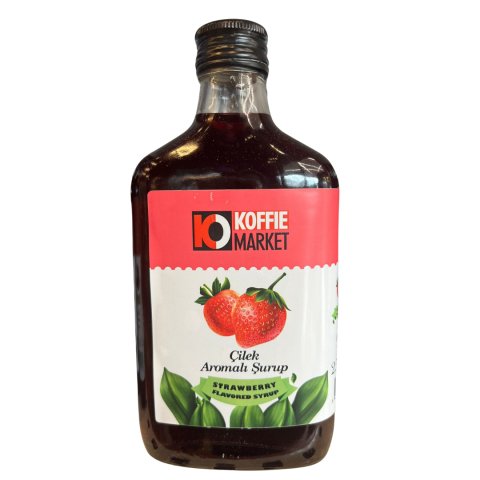 Koffie Market Çilek Aromalı  Şurup 250 ML