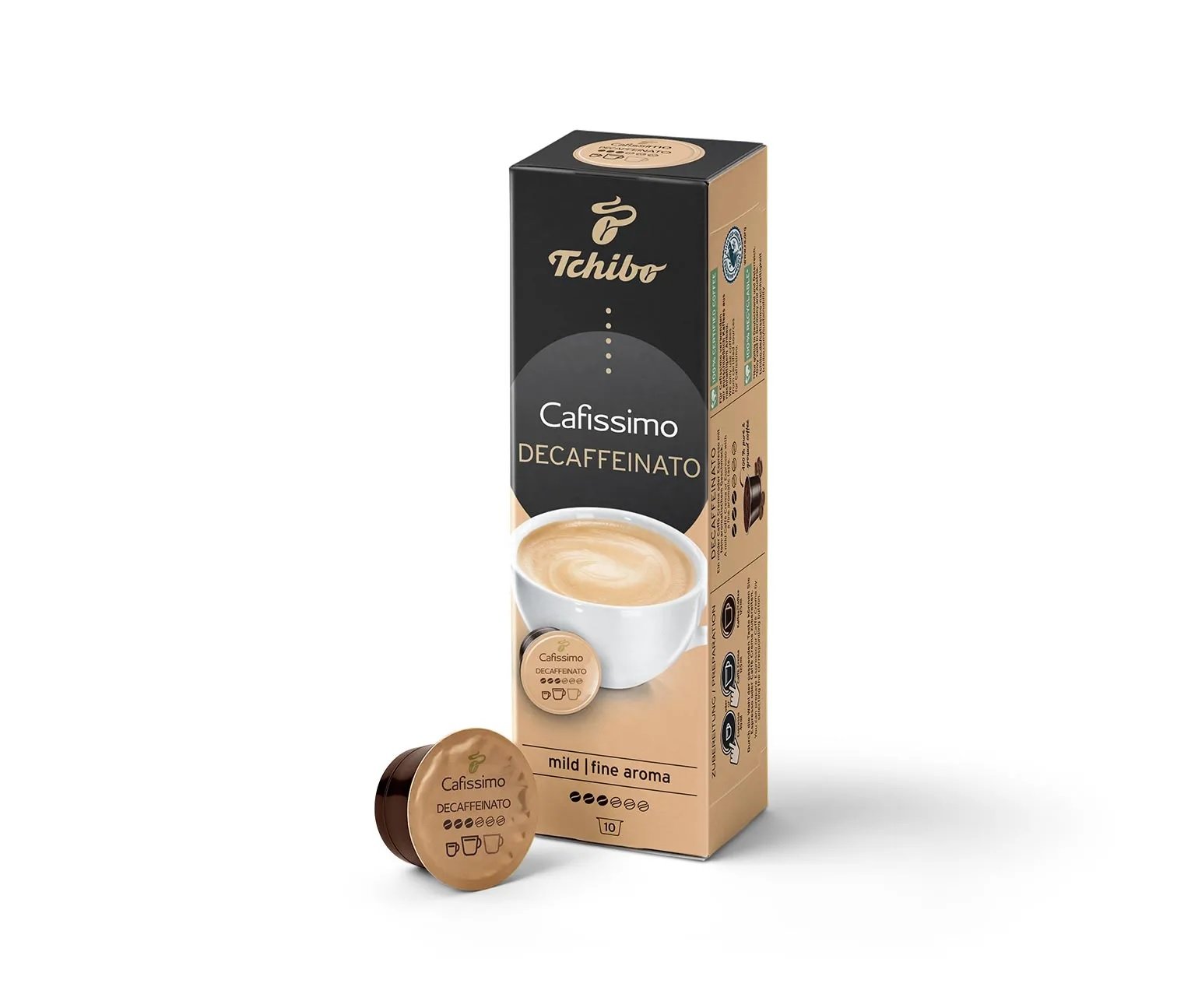 Tchibo Cafissimo Caffè Crema Decaffeinato 10'lu Kapsül Kahve
