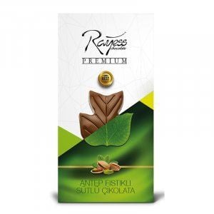 Antep Fıstıklı Sütlü Tablet Çikolata 100 Gr.