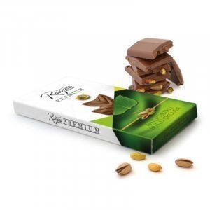 Antep Fıstıklı Sütlü Tablet Çikolata 100 Gr.