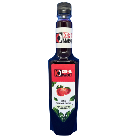 Koffie Market Çilek Aromalı Şurup