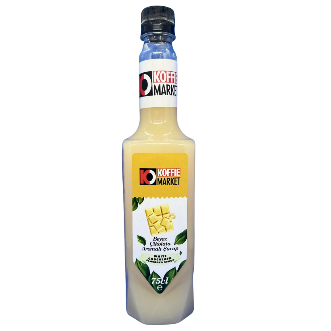 Koffie Market Beyaz Çikolata Aromalı Şurup