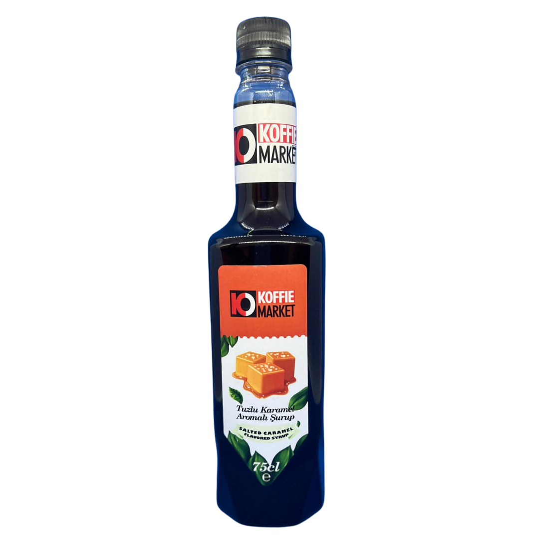 Koffie Market Tuzlu Karamel Aromalı Şurup