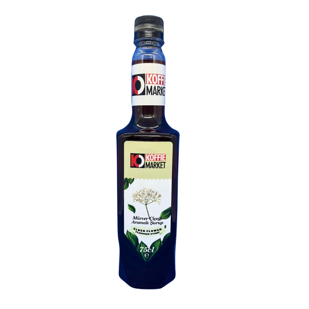 Koffie Market Mürver Çiçeği Aromalı Şurup
