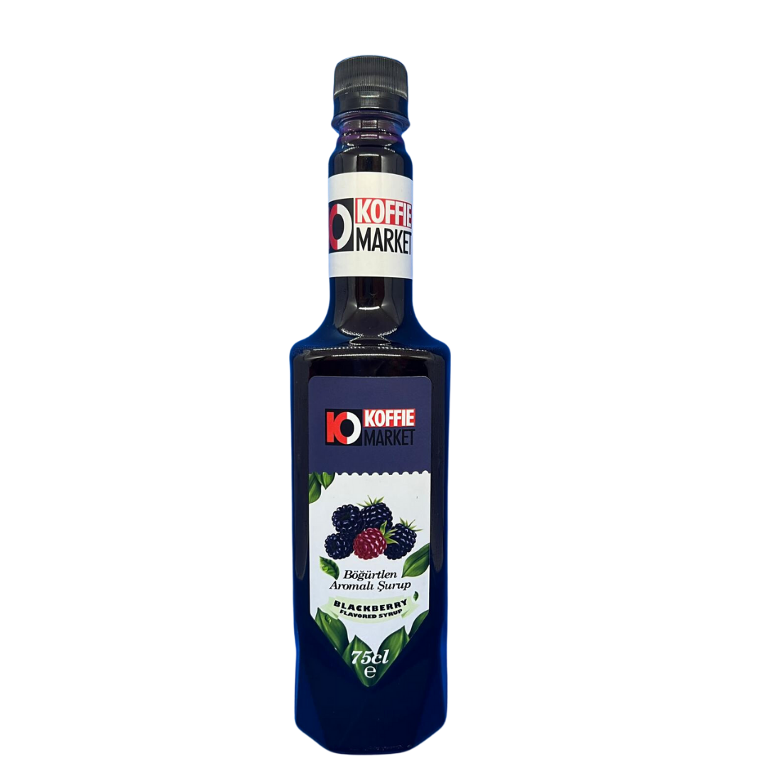 Koffie Market Böğürtlen  Aromalı Şurup