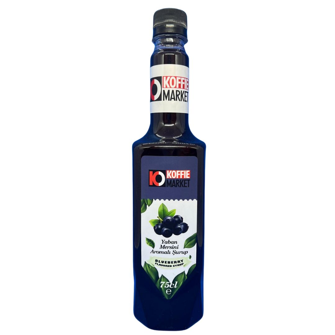Koffie Market Yaban Mersini Aromalı Şurup