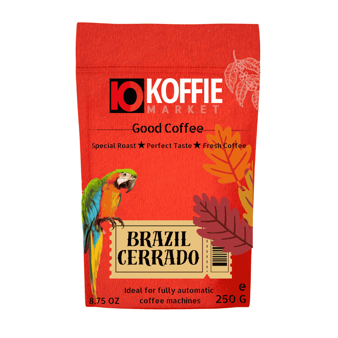 Koffie Market Brezilya Cerrado Yöresel Kahve 250 gr.