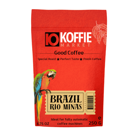 Koffie Market Brezilya Rio Minas Yöresel Kahve 250 gr.