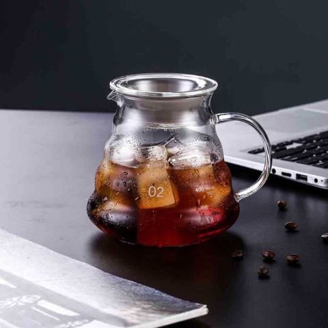 Cam Kahve Sürahisi 600 ml